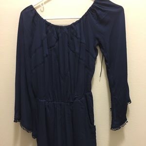 Romeo & Juliet Couture Off the Shoulders Romper